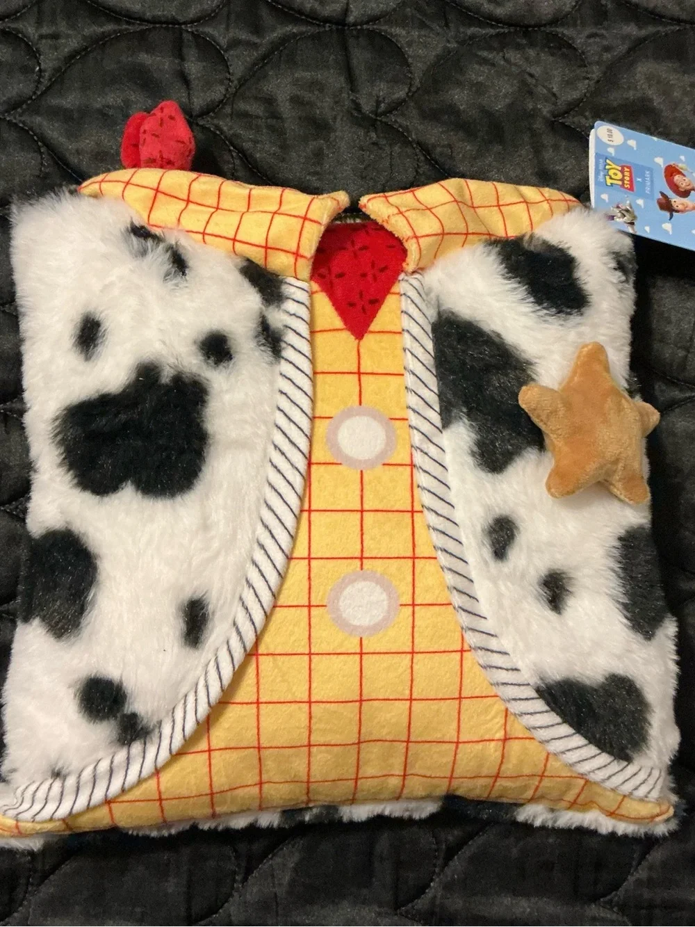Disney Woody Plush Costume Pillow - Yellow, White, Black, Red, Gold